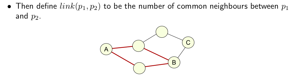 Definition of the strength of links between two cases