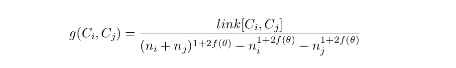 Rock’s objective function