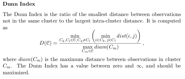 Excerpt from the R clValid [package description] (ftp://cran.r-project.org/pub/R/web/packages/clValid/vignettes/clValid.pdf)